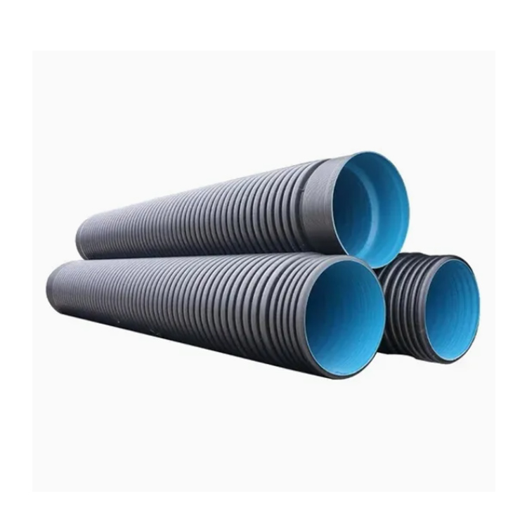 HDPE dubbele muur golfplaten DWC -pijp