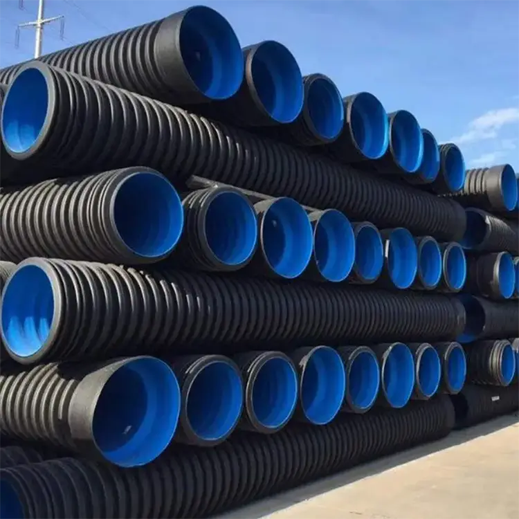 HDPE dubbele wand golfpijp