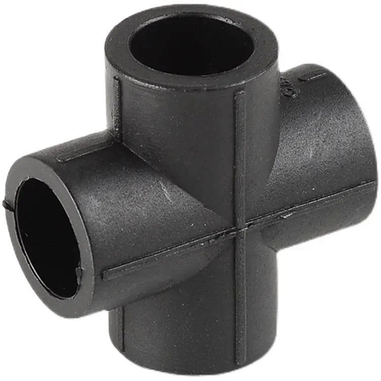 HDPE gelijke diameter kruisfittingen