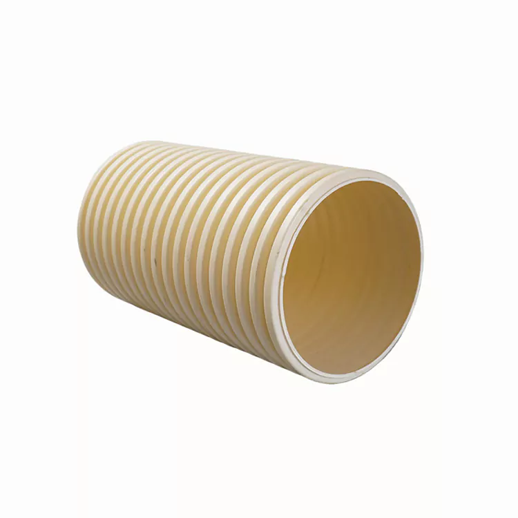 Hoge sterkte PVC dubbele muur golfkolle pijp