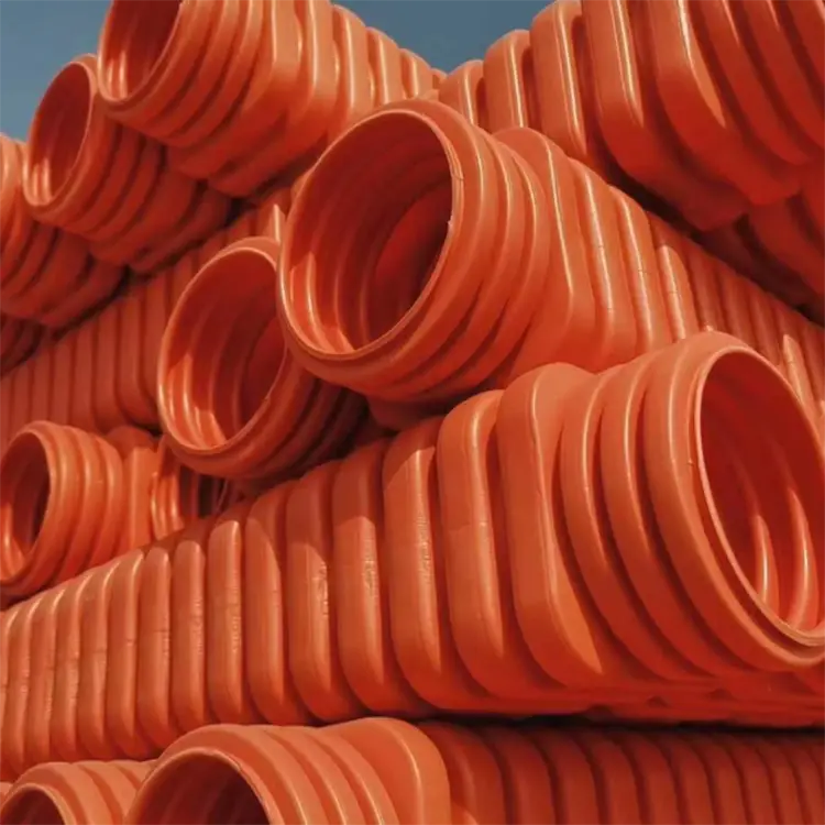 MPP gegolfde rechthoekige pijp met enkele wand