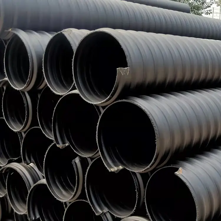 Stalen riem versterkte HDPE -golfpijp