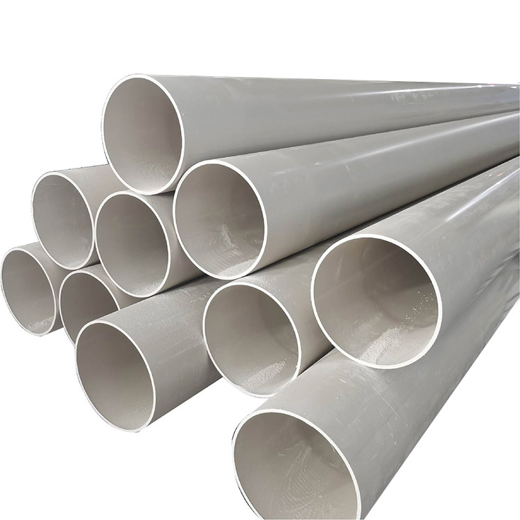 Witte PVC -buispijp voor watervoorziening voor irrigatie